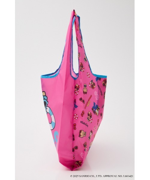 RODEO CROWNS WIDE BOWL（ロデオクラウンズワイドボウル）の「(サンリオキャラクターズ)エコバッグ（トートバッグ・レディース・ブラック系その他/イエロー系その他/ピンク系その他/ブルー系その他・FREE）」の9枚目の写真