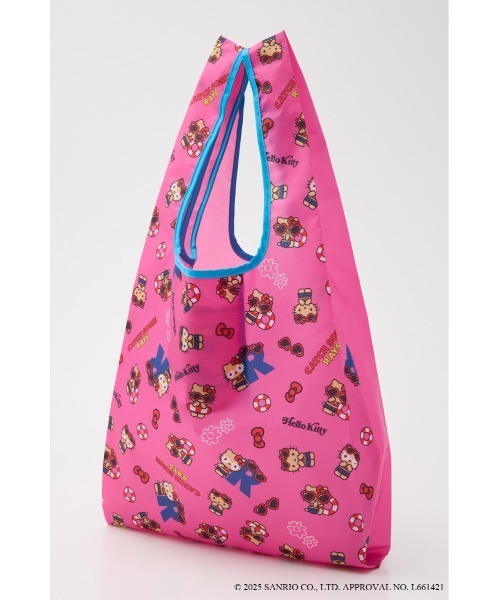 RODEO CROWNS WIDE BOWL（ロデオクラウンズワイドボウル）の「(サンリオキャラクターズ)エコバッグ（トートバッグ・レディース・ブラック系その他/イエロー系その他/ピンク系その他/ブルー系その他・FREE）」の10枚目の写真