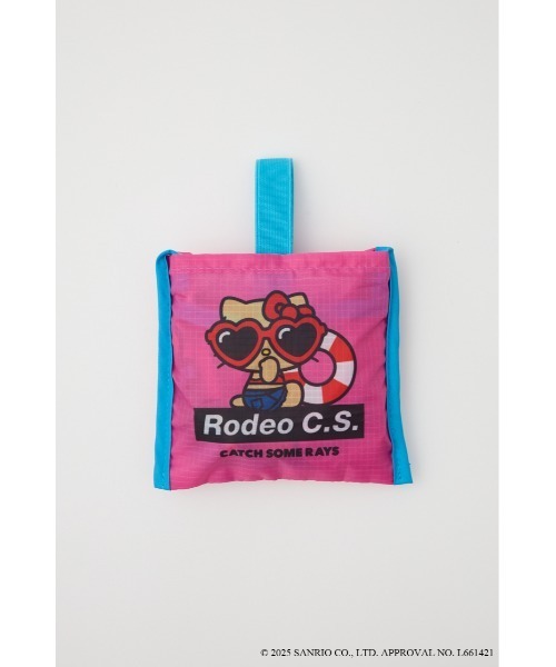 RODEO CROWNS WIDE BOWL（ロデオクラウンズワイドボウル）の「(サンリオキャラクターズ)エコバッグ（トートバッグ・レディース・ブラック系その他/イエロー系その他/ピンク系その他/ブルー系その他・FREE）」の11枚目の写真