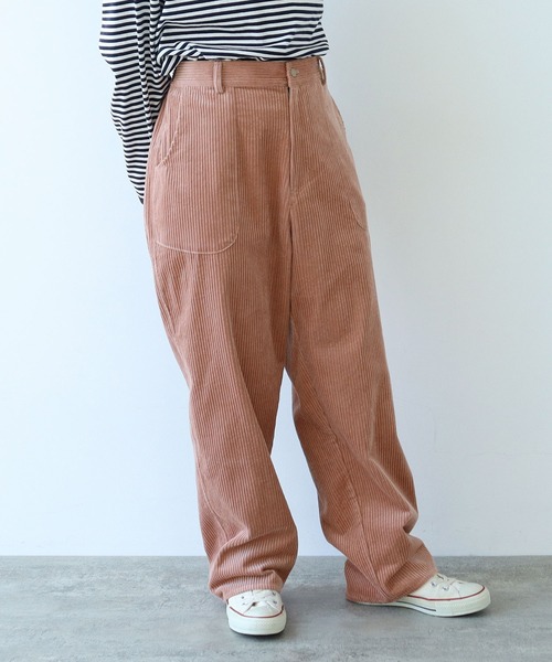 PAR ICI（パーリッシィ）の「6Wコーデュロイ パッチポケットパンツ（その他パンツ・レディース・マスタード/カーキ/ピンク・FREE）」の3枚目の写真