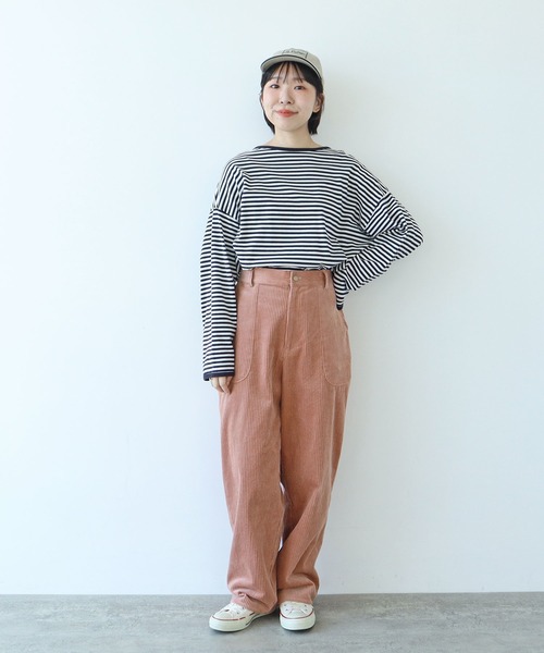 PAR ICI（パーリッシィ）の「6Wコーデュロイ パッチポケットパンツ（その他パンツ・レディース・マスタード/カーキ/ピンク・FREE）」の13枚目の写真