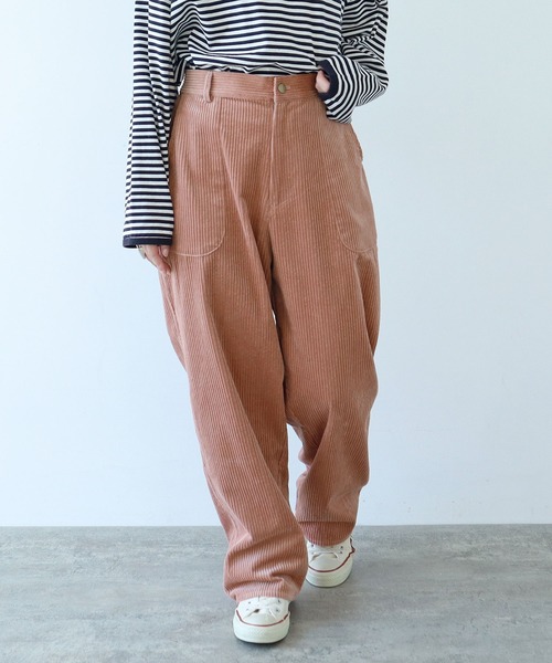 PAR ICI（パーリッシィ）の「6Wコーデュロイ パッチポケットパンツ（その他パンツ・レディース・マスタード/カーキ/ピンク・FREE）」の8枚目の写真