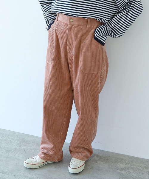 PAR ICI（パーリッシィ）の「6Wコーデュロイ パッチポケットパンツ（その他パンツ・レディース・マスタード/カーキ/ピンク・FREE）」の4枚目の写真