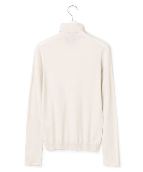 23区 L(ニジュウサンクオオキイサイズ)の「【CLASSY.掲載/洗える】スムージーコットン タートルネック ニット(ニット/セーター・レディース・ホワイト系/ホワイト系1/ベージュ系/ブラック系・46/48/44)」の10枚目の写真
