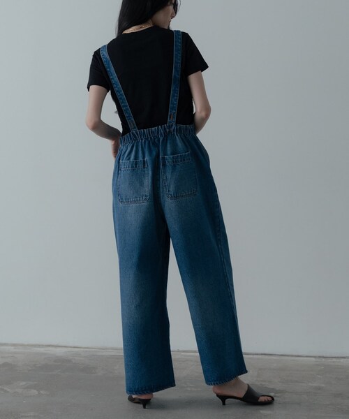 GALLEST（ギャレスト）の「デニムサロペット（サロペット/オーバーオール・レディース・ブルー系その他/チャコールグレー・38/34）」の16枚目の写真