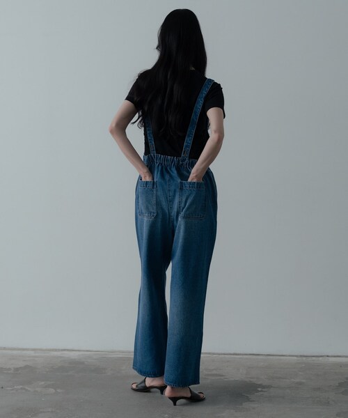 GALLEST（ギャレスト）の「デニムサロペット（サロペット/オーバーオール・レディース・ブルー系その他/チャコールグレー・38/34）」の14枚目の写真