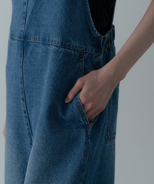 GALLEST（ギャレスト）の「デニムサロペット（サロペット/オーバーオール・レディース・ブルー系その他/チャコールグレー・38/34）」の19枚目の写真