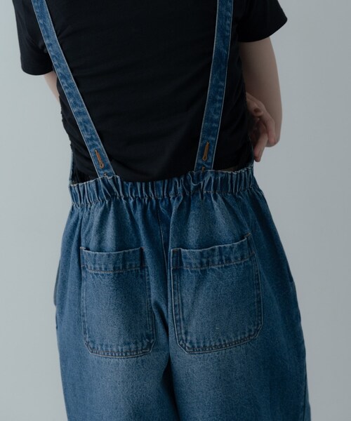 GALLEST（ギャレスト）の「デニムサロペット（サロペット/オーバーオール・レディース・ブルー系その他/チャコールグレー・38/34）」の15枚目の写真