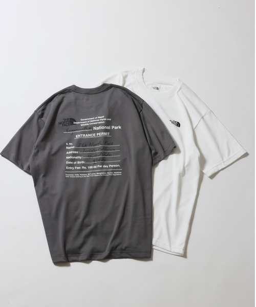 JOURNAL STANDARD relume(ジャーナルスタンダード レリューム)の「THE NORTH FACE ショートスリーブ エントランス パーミッションティー(Tシャツ/カットソー・メンズ・ホワイト/グレー・MEDIUM/LARGE/X-LARGE)」の3枚目の写真