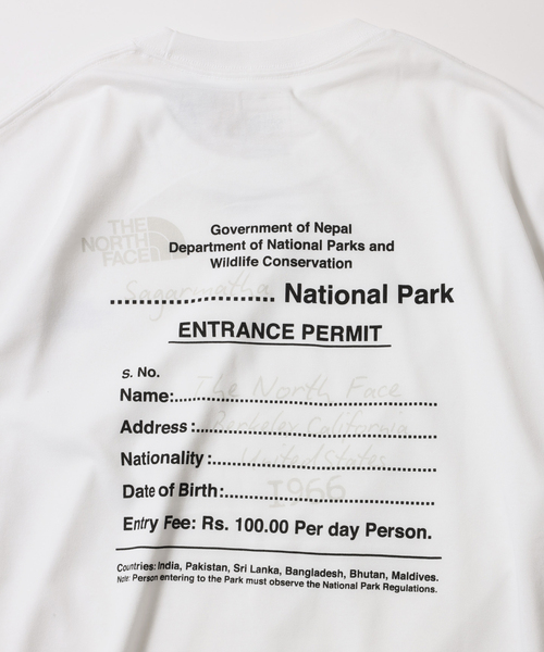 JOURNAL STANDARD relume(ジャーナルスタンダード レリューム)の「THE NORTH FACE ショートスリーブ エントランス パーミッションティー(Tシャツ/カットソー・メンズ・ホワイト/グレー・MEDIUM/LARGE/X-LARGE)」の10枚目の写真