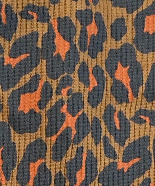 MARKEY'S（マーキーズ）の「総柄ワッフルメローカットソー（Tシャツ/カットソー・キッズ・レッド系その他/ブラウン系その他/杢グレー/ブラック系その他・150/140/130/120/110/100/90/80）」の10枚目の写真