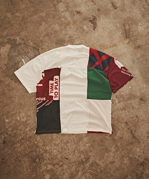 ALL RUNS(オールランズ)の「Mix game shirt SS tee Tシャツ(Tシャツ/カットソー・メンズ・ブラック系3/ホワイト系2/ホワイト系3/ホワイト系5/ブラック系4/ブラック系5/ホワイト系1/ブラック系2/ブラック系1/ホワイト系4・FREE)」の15枚目の写真