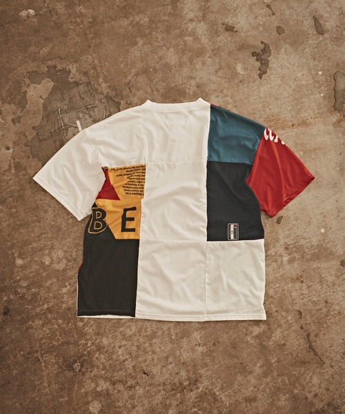 ALL RUNS(オールランズ)の「Mix game shirt SS tee Tシャツ(Tシャツ/カットソー・メンズ・ブラック系3/ホワイト系2/ホワイト系3/ホワイト系5/ブラック系4/ブラック系5/ホワイト系1/ブラック系2/ブラック系1/ホワイト系4・FREE)」の13枚目の写真