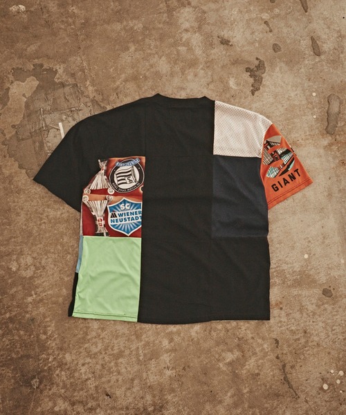 ALL RUNS(オールランズ)の「Mix game shirt SS tee Tシャツ(Tシャツ/カットソー・メンズ・ブラック系3/ホワイト系2/ホワイト系3/ホワイト系5/ブラック系4/ブラック系5/ホワイト系1/ブラック系2/ブラック系1/ホワイト系4・FREE)」の20枚目の写真