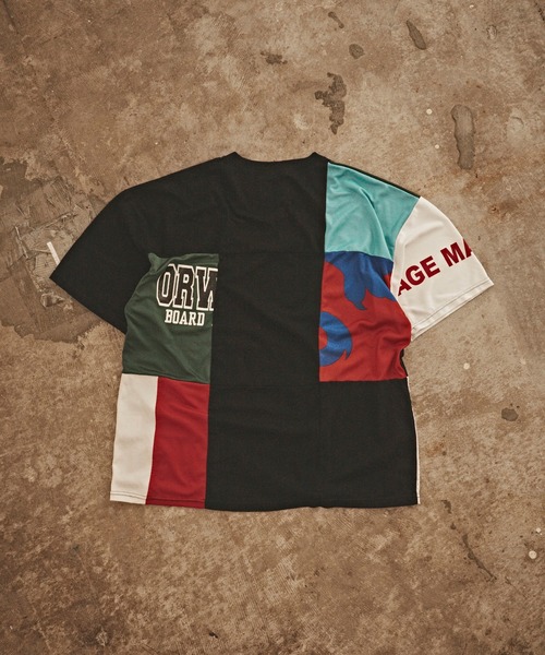 ALL RUNS(オールランズ)の「Mix game shirt SS tee Tシャツ(Tシャツ/カットソー・メンズ・ブラック系3/ホワイト系2/ホワイト系3/ホワイト系5/ブラック系4/ブラック系5/ホワイト系1/ブラック系2/ブラック系1/ホワイト系4・FREE)」の18枚目の写真