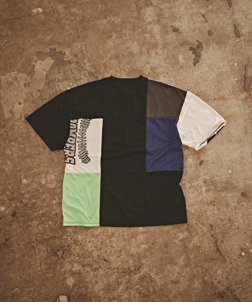 ALL RUNS(オールランズ)の「Mix game shirt SS tee Tシャツ(Tシャツ/カットソー・メンズ・ブラック系3/ホワイト系2/ホワイト系3/ホワイト系5/ブラック系4/ブラック系5/ホワイト系1/ブラック系2/ブラック系1/ホワイト系4・FREE)」の16枚目の写真