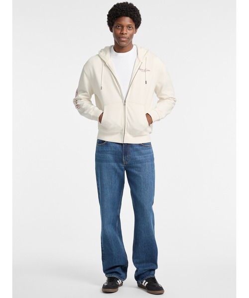 GUESS JEANS（ゲスジーンズ）の「GUESS JEANS Zip Hood Reg Script パーカー（パーカー・メンズ・ブラック/ホワイト・LARGE/X-LARGE/MEDIUM/SMALL）」の18枚目の写真