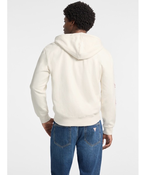 GUESS JEANS（ゲスジーンズ）の「GUESS JEANS Zip Hood Reg Script パーカー（パーカー・メンズ・ブラック/ホワイト・LARGE/X-LARGE/MEDIUM/SMALL）」の17枚目の写真