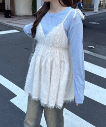 continuer de NICE CLAUP | もしゃもしゃキャミ(シャツ/ブラウス)