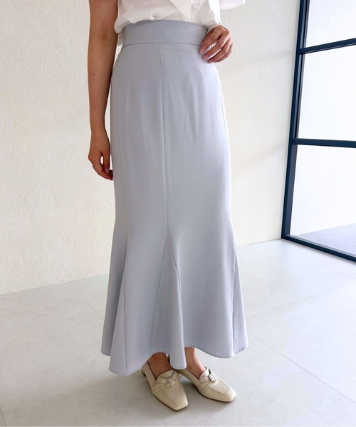 31 Sons de mode（トランテアン　ソン　ドゥ　モード）の「2025秋冬新作 レースアップマーメイドスカート（スカート・レディース・ブラウン/ブルー/ピンク・M/S）」の9枚目の写真