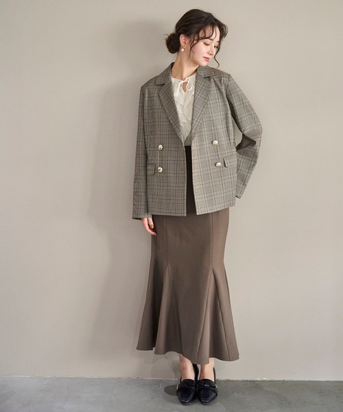 31 Sons de mode（トランテアン　ソン　ドゥ　モード）の「2025秋冬新作 レースアップマーメイドスカート（スカート・レディース・ブラウン/ブルー/ピンク・M/S）」の20枚目の写真