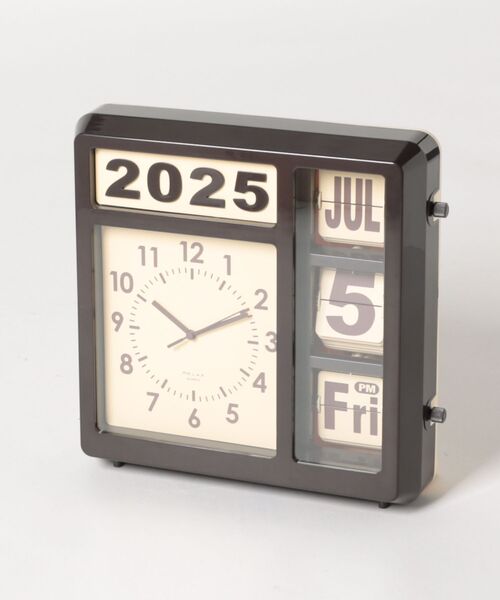 RELAX（リラックス）の「〈RELAX/リラックス〉フリップカレンダークロック（置時計・メンズ・グレー/ブラック・ONE SIZE）」の19枚目の写真
