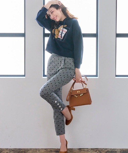 ◇チェスティ◇ ビジュー パンツ セール】サイドビジューパンツ  