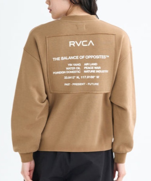 RVCA(ルーカ)の「RVCA/ルーカ スウェット バックプリントトレーナー BF044-004(スウェット・レディース・ライトブラウン/ブラック/ホワイト・M/S)」の19枚目の写真