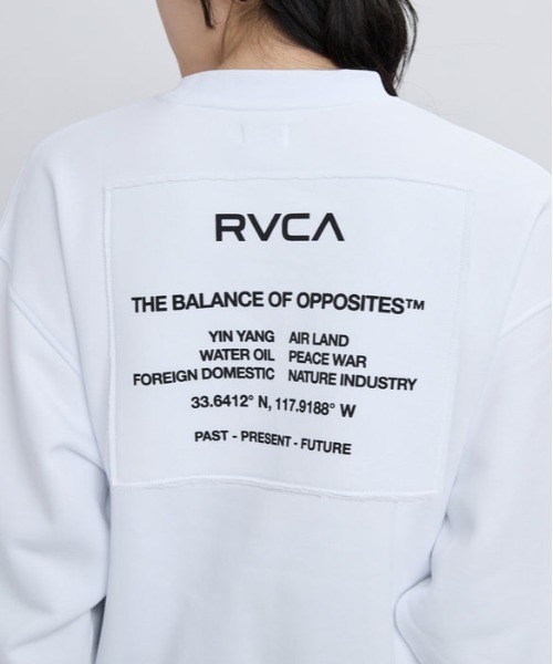 RVCA(ルーカ)の「RVCA/ルーカ スウェット バックプリントトレーナー BF044-004(スウェット・レディース・ライトブラウン/ブラック/ホワイト・M/S)」の14枚目の写真