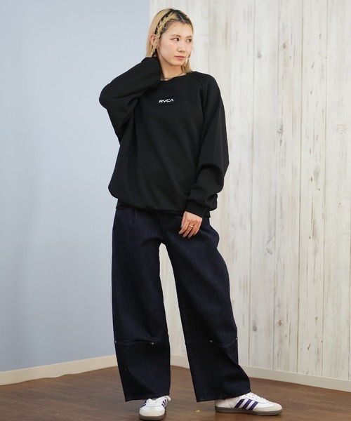 RVCA(ルーカ)の「RVCA/ルーカ スウェット バックプリントトレーナー BF044-004(スウェット・レディース・ライトブラウン/ブラック/ホワイト・M/S)」の10枚目の写真