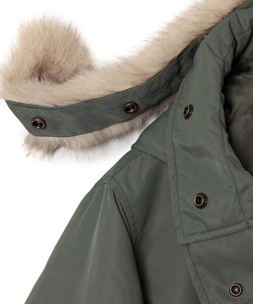 WILD THINGS（ワイルドシングス）の「【別注】WILD THINGS / N-2B Flight Jacket（ブルゾン・メンズ・ブラック/オリーブ・MEDIUM/SMALL/X-LARGE/LARGE）」の11枚目の写真