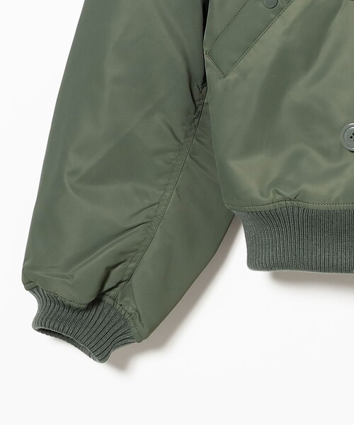 WILD THINGS（ワイルドシングス）の「【別注】WILD THINGS / N-2B Flight Jacket（ブルゾン・メンズ・ブラック/オリーブ・MEDIUM/SMALL/X-LARGE/LARGE）」の13枚目の写真