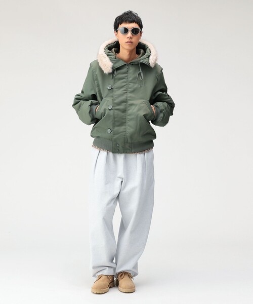 WILD THINGSフライトジャケット WILD THINGS（ワイルドシングス）の「【別注】WILD THINGS / N-2B