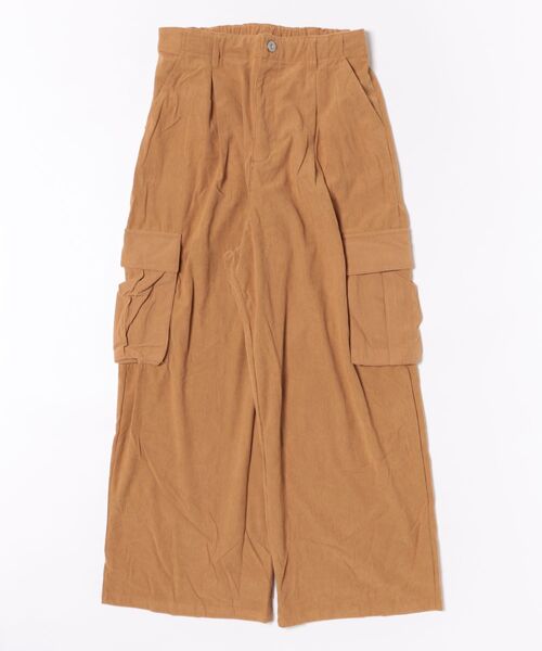 チャイハネ（チャイハネ）の「【チャイハネ】コーデュロイMEN'Sカーゴパンツ（カーゴパンツ・メンズ・キャメル/グレー/グリーン・FREE）」の3枚目の写真