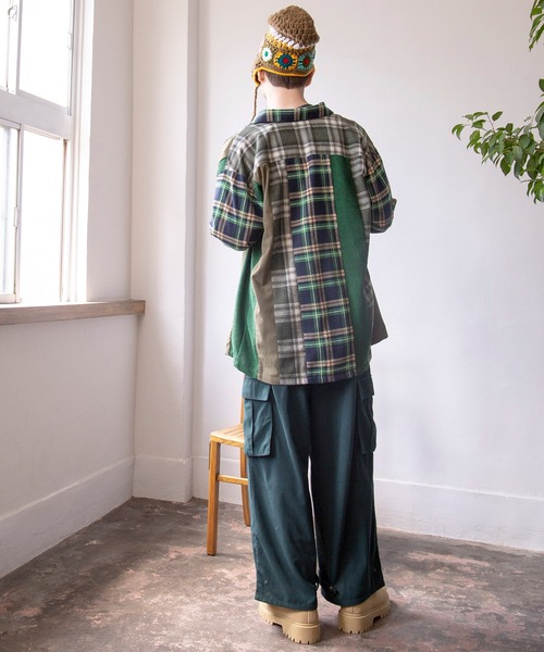 チャイハネ（チャイハネ）の「【チャイハネ】コーデュロイMEN'Sカーゴパンツ（カーゴパンツ・メンズ・キャメル/グレー/グリーン・FREE）」の14枚目の写真