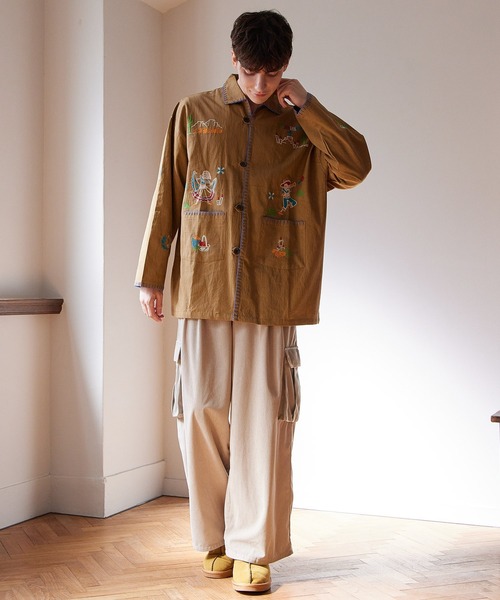 チャイハネ（チャイハネ）の「【チャイハネ】コーデュロイMEN'Sカーゴパンツ（カーゴパンツ・メンズ・キャメル/グレー/グリーン・FREE）」の6枚目の写真