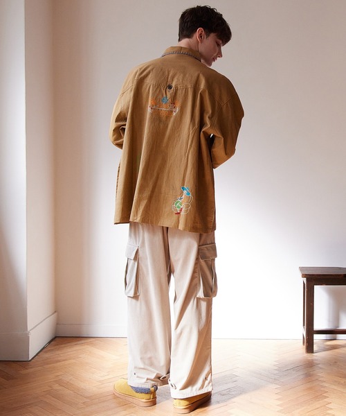 チャイハネ（チャイハネ）の「【チャイハネ】コーデュロイMEN'Sカーゴパンツ（カーゴパンツ・メンズ・キャメル/グレー/グリーン・FREE）」の8枚目の写真