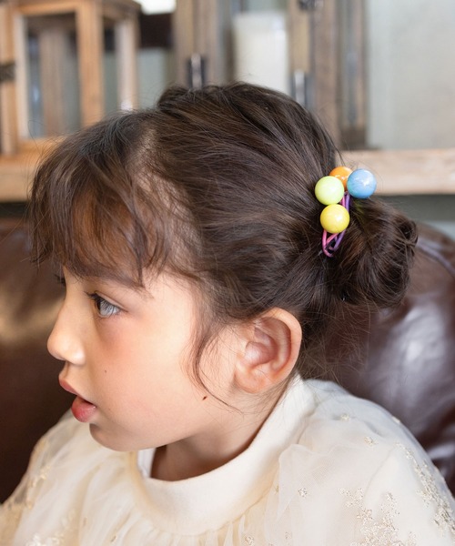 Rora（ローラ）の「スウィート ヘアゴム 5個セット（ヘアゴム・キッズ・カラフル・FREE）」の5枚目の写真