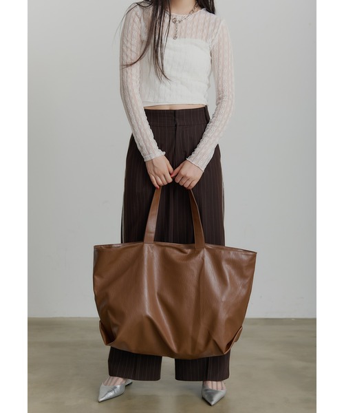 ビッグレザートートバッグ（トートバッグ）｜SEN TOKYO（セン