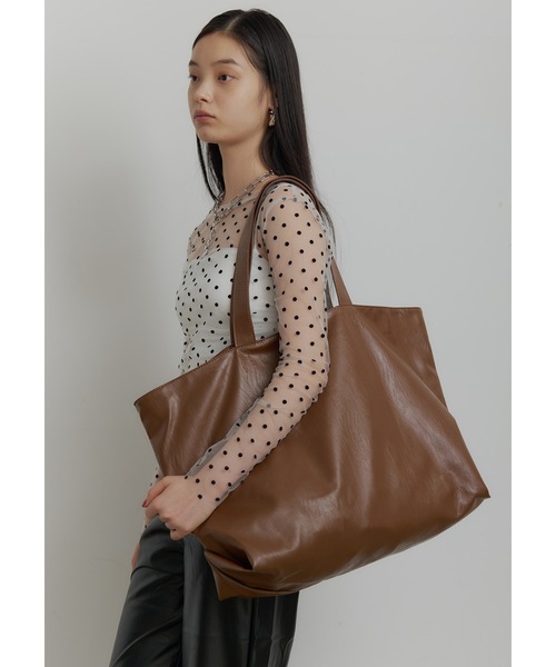 セール】ビッグ レザー トートバッグ レディース 大容量 A4対応 通勤