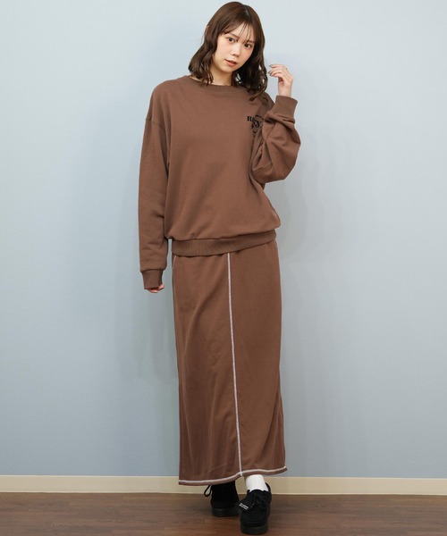 ROXY（ロキシー）の「ROXY/ロキシー スウェットスカート RSK254003（スカート・レディース・ブラック/ブラウン/アイボリー・M/L）」の14枚目の写真