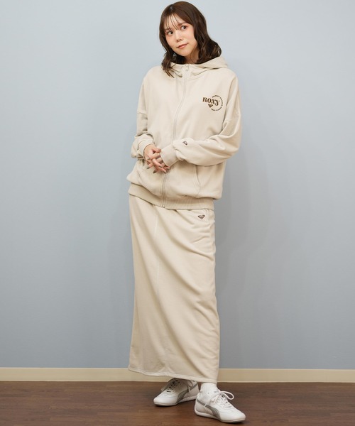 ROXY（ロキシー）の「ROXY/ロキシー スウェットスカート RSK254003（スカート・レディース・ブラック/ブラウン/アイボリー・M/L）」の6枚目の写真