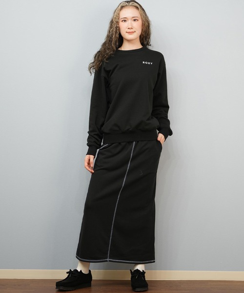 ROXY（ロキシー）の「ROXY/ロキシー スウェットスカート RSK254003（スカート・レディース・ブラック/ブラウン/アイボリー・M/L）」の9枚目の写真