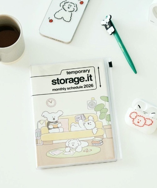 マークス 手帳 2026 スケジュール帳 2025年12月始まり 月間ブロック A5