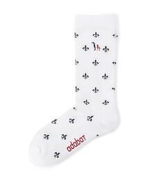 adabat（アダバット）の「【新レーベル ADABAT NAVY】フルールドリス レギュラー（ソックス/靴下・メンズ）」