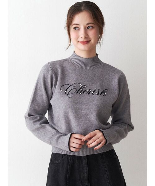 CALNAMUR（カルナムール）の「ロゴハイゲージトップス（ニット/セーター・レディース・グレー/ネイビー/レッド・FREE）」の20枚目の写真