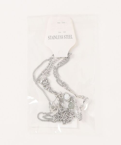 GGD SELECT(ジージーディー セレクト)の「Y2Kネックレス(ネックレス・レディース・シルバー系その他3/シルバー系その他5/シルバー系その他/シルバー/シルバー系その他2/シルバー系その他4/シルバー系その他6・FREE)」の2枚目の写真