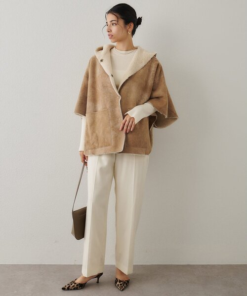 Whim Gazette(ウィムガゼット)の「サキソニーウールパンツ(その他パンツ・レディース・ホワイト系その他/チャコールグレー・FREE)」の20枚目の写真