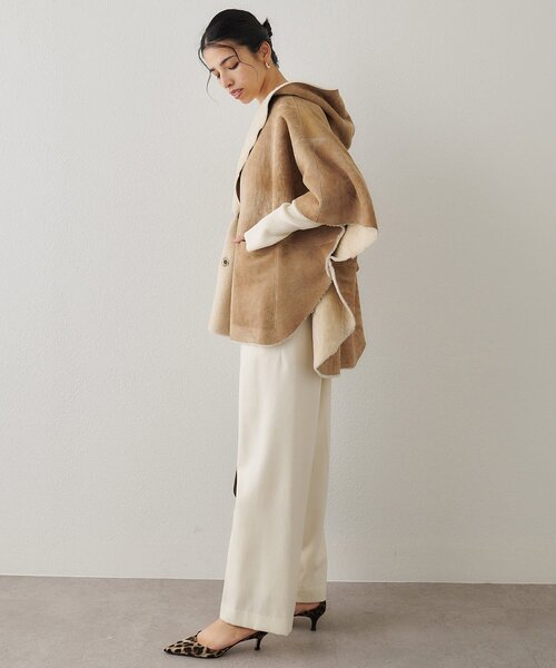 Whim Gazette(ウィムガゼット)の「サキソニーウールパンツ(その他パンツ・レディース・ホワイト系その他/チャコールグレー・FREE)」の21枚目の写真