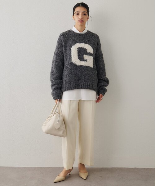 Whim Gazette(ウィムガゼット)の「サキソニーウールパンツ(その他パンツ・レディース・ホワイト系その他/チャコールグレー・FREE)」の14枚目の写真